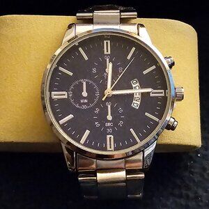 Men's Silver Tone Watch